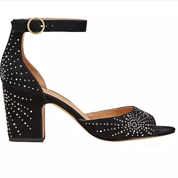 Jack Rogers Embellished Suede Heels - Picture 2 of 2